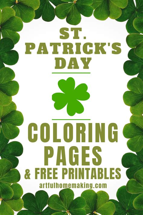 st patricks day coloring pages   printables