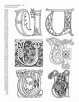 Kells Letters sketch template