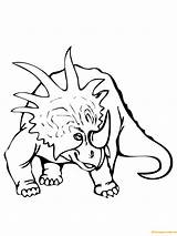Styracosaurus Dinosaur Pages Coloring Color Printable Online Dinosaurs sketch template