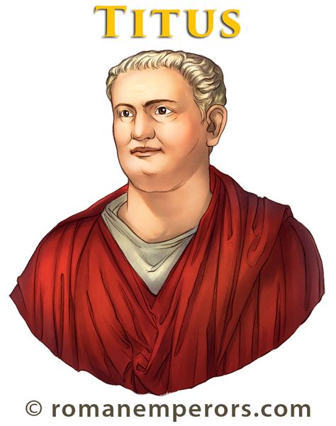 titus roman emperors busts statues information coins maps images