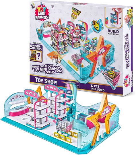 amazoncom  surprise toy mini brands mini toy shop playset series   zuru   exclusive