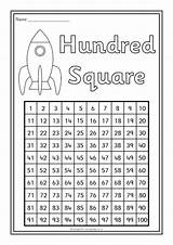 Sparklebox Colouring Hundred Square Sheets sketch template