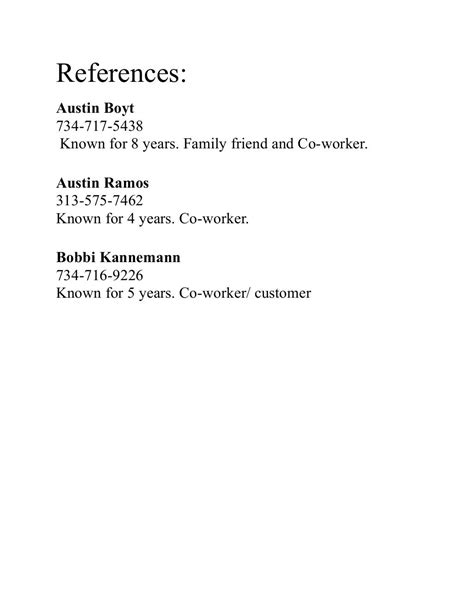references  resume