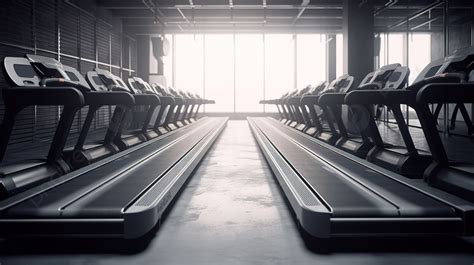 rendered fitness machines treadmills  gym workouts background