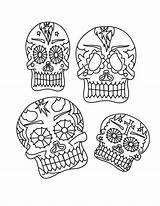 Coloring Dia Muertos Pages Skull Los Skulls Colorear Del Printable Para Sugar Dibujos Dead Mexican Calaveras Activities Mexicain Masque El sketch template