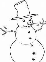 Schneemann Malvorlage Malvorlagen Snowman Kinderbilder sketch template