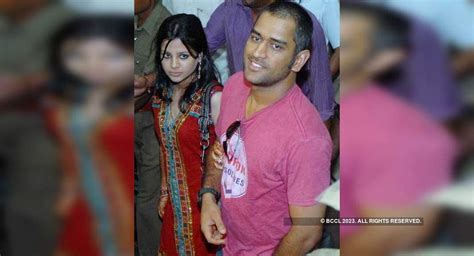 Ms Dhoni And His Wife Sakshi Spotted At The Chennai Airport On July 08