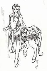 Coloring Pages Printable Adult Fantasy Centaur Mythical Animal Colouring Books Printables sketch template