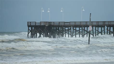 hurricane matthew storm surge floods highway  daytona beach nbc news