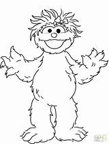 Sesame Street Coloring Pages Drawing Rosita Grover Abby Elmo Super Characters Printable Indiana Jones Grouch Oscar Ernie Outline Monster Stuffed sketch template