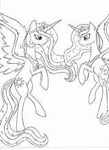 Luna Princess Coloring Celestia Drawing Unfinished Pages Iwatobi Exclusive Drawings Albanysinsanity Anime Telematik Institut Pa Deviantart sketch template