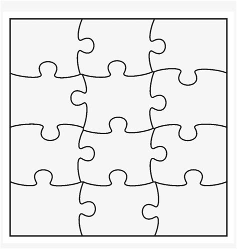 jigsaw pieces jigsaw puzzle template transparent
