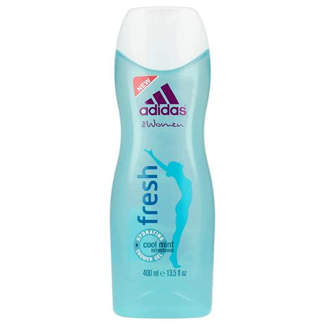 adidas fresh hydrating shower gel  women  oz quimic blue