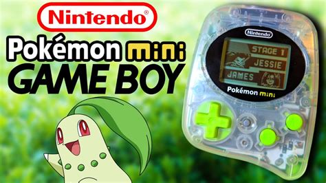 pokemon mini  smallest cartridge based game boy youtube