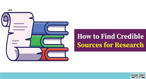find credible sources  research