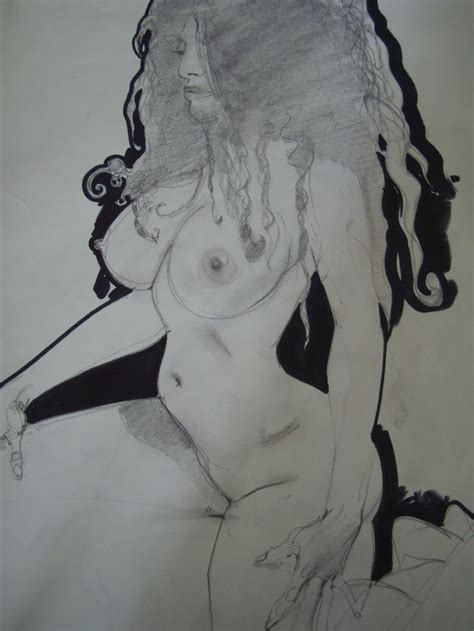erotic sketch in prinz sernine s simon bisley comic art gallery room