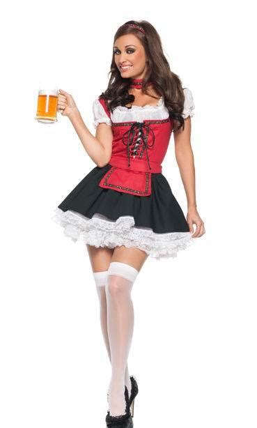Super Hot Sexy German Beer Garden Girl Costume 4s1056 Halloween