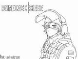Coloring Rainbow Pages Siege Six идеи Color sketch template