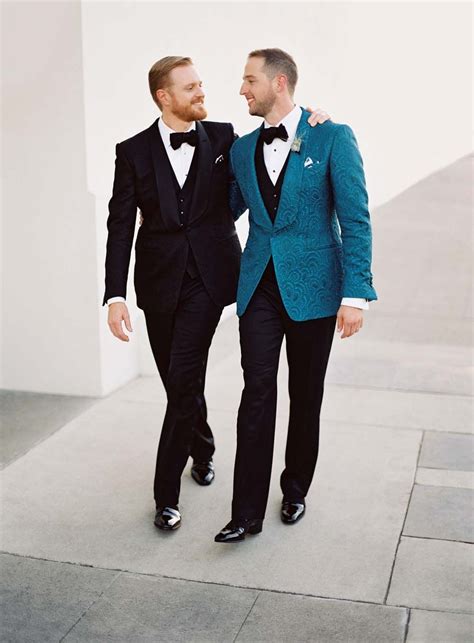 brian and chad s los angeles fall wedding photo by steve steinhardt