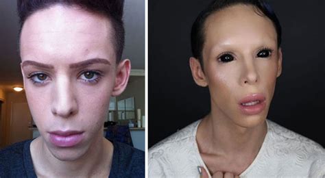 this male model turned himself into a ‘sexless alien