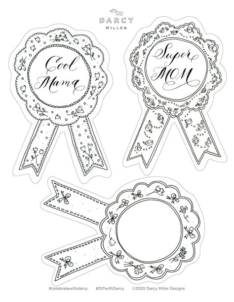 mothers day award ribbons darcy miller designs