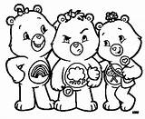 Coloring Pages Lot Care Bears Template Adventures sketch template