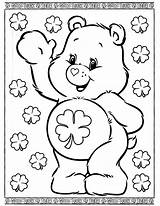 Coloring Bear Care Pages Printable Bears Lucky Teddy Print Luck Good Color Colouring Picnic Kids Sheets Ages Book Sheet Adult sketch template