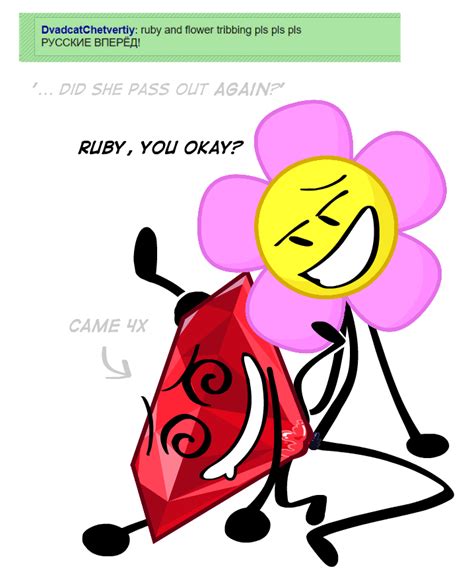 Rule 34 Battle For Dream Island Blush Flower Bfdi Object Shows Ruby