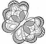Coloring Pages Kids Butterfly Printable Adult Adults Flower Print Choose Board Mandala sketch template