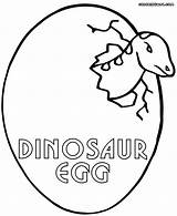 Coloring Pages Dinosaur Egg Template sketch template