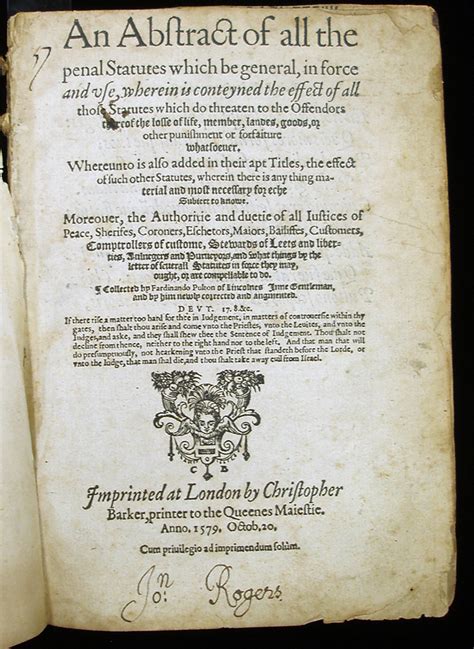 statutes exhibit richard tottell  sixteenth century legal