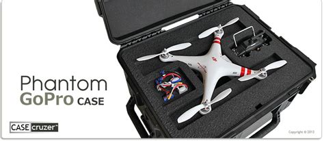 phantom quadcopter  gopro carrying case