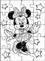 Puzzles Recortar Rompecabezas Piezas Minie Recortables Bebeazul Websincloud Princesas Recortable sketch template