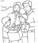 Coloring Family Pages Members Color Reunion Getcolorings Getdrawings Kids Printable Friend Perfect sketch template