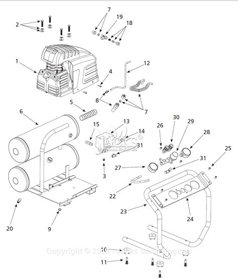 campbell hausfeld nne parts diagram  air compressor parts