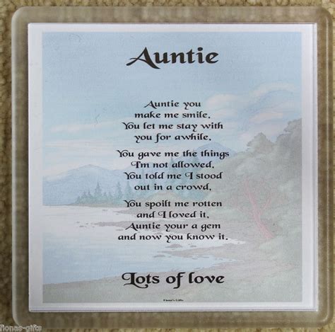 aunt poems and quotes quotesgram