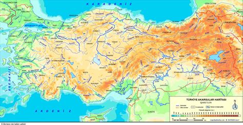 turkey rivers map