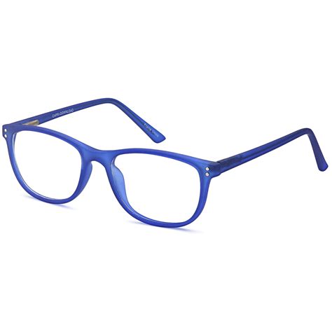 Unisex Eyeglasses 49 18 135 Blue Plastic