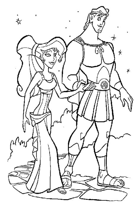 hercules coloring pages disney