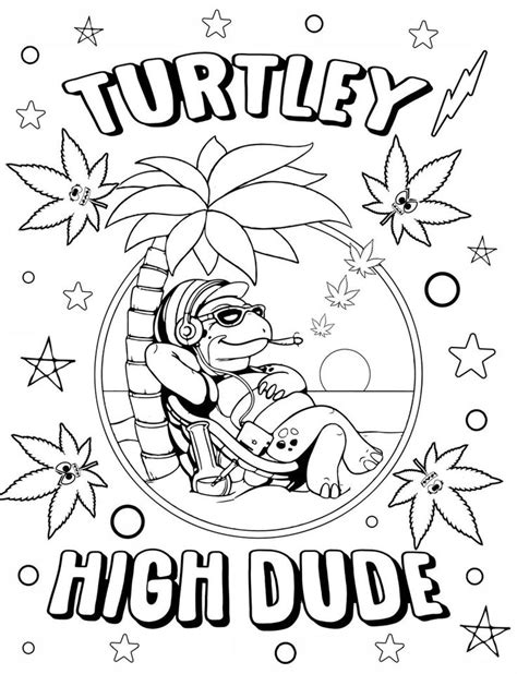 stoner inappropriate coloring pages  adults