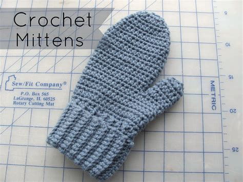 double crochet mittens