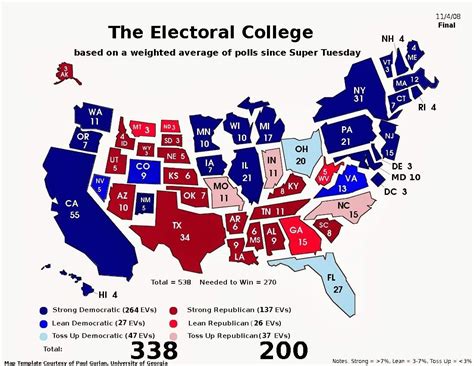 Electoral College Map 2016 Census Above How Many Electors Does