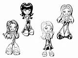 Bratz Poki Justcolor Colorier Coloriages Specially Xcolorings Torna sketch template