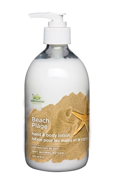Buy 100 Natural Hand And Body Lotion Beach By Green Cricket
