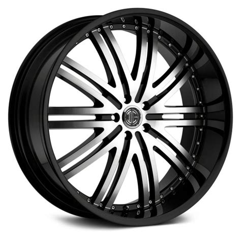 2 crave® no 11 wheels gloss black with machined face rims