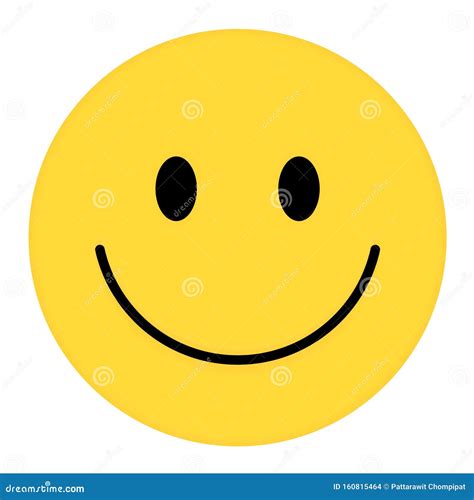 smiley face happy smiley emoji vector yellow stock illustration