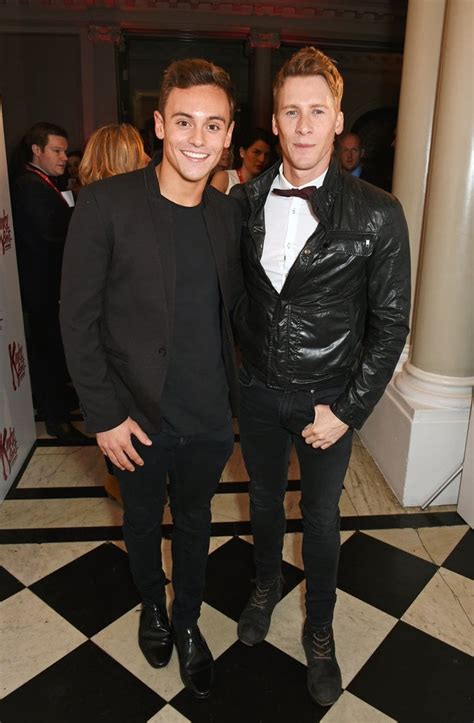 tom daley and dustin lance black famous gay couples who are engaged or married popsugar