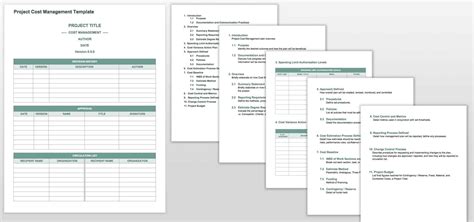 project management plan templates smartsheet