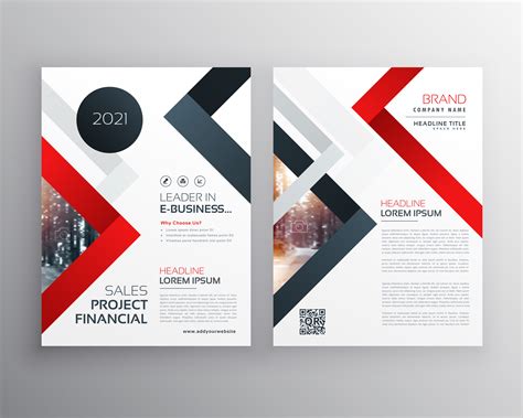 template  business brochure treeall