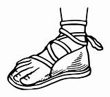 Sandals Clipart Jesus Sandal Clip Roman Vector Shoe Shoes Old Clipground Cliparts Use Ancient Footware Clothes School Prev Next Formats sketch template